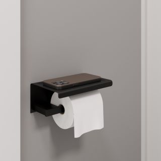 Держатель для туалетной бумаги Milacio Ultra MCU.953.MB чёрный матовый